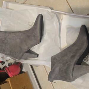 BRAND NEW!!! Suede Ankle high boots!